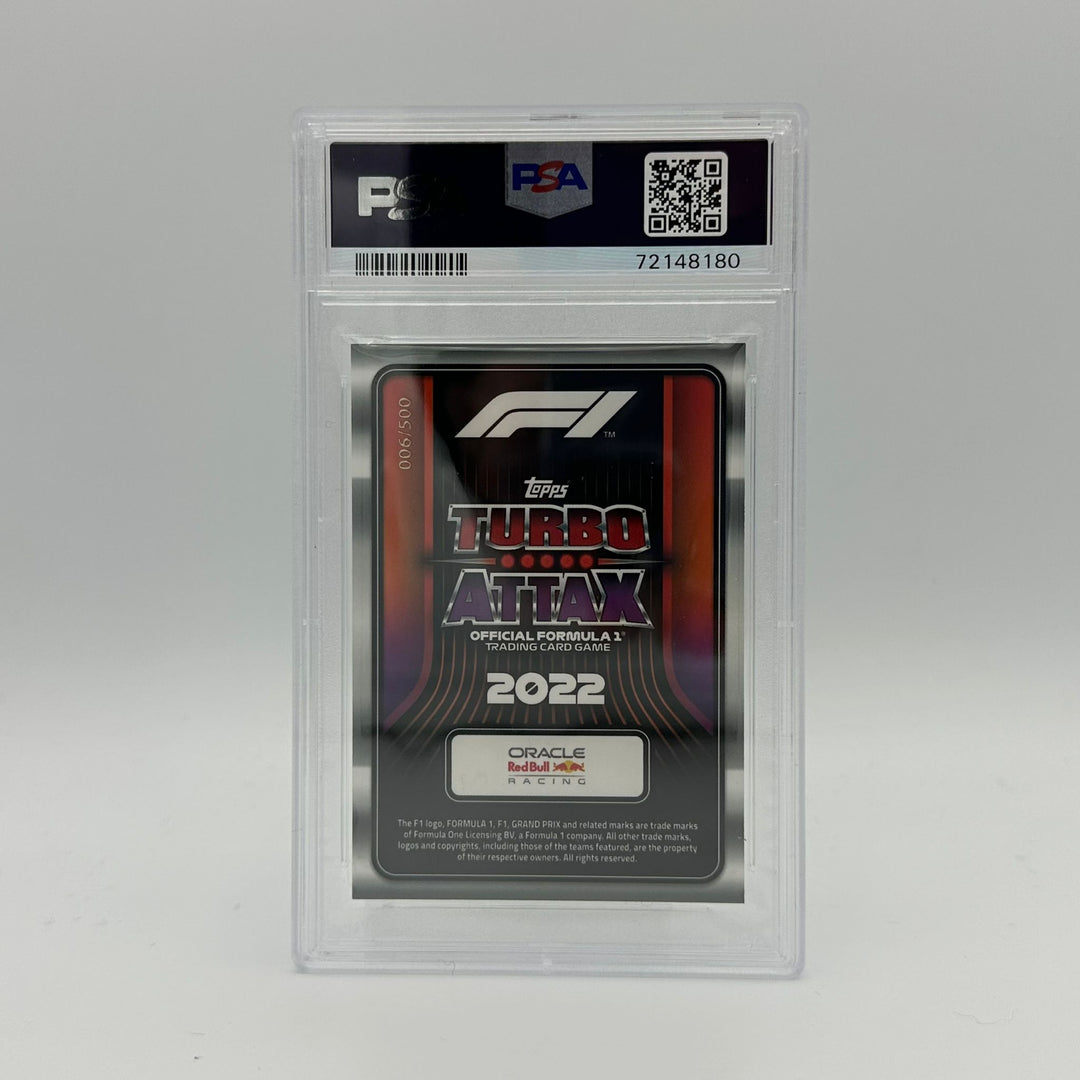 PSA 10 - 006/500 - Team Logo Red Bull Racing Honda #10 - Mirror Green