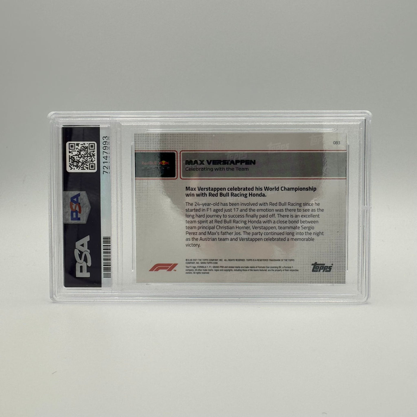PSA 10 - /99 Celebrating With The Team #83