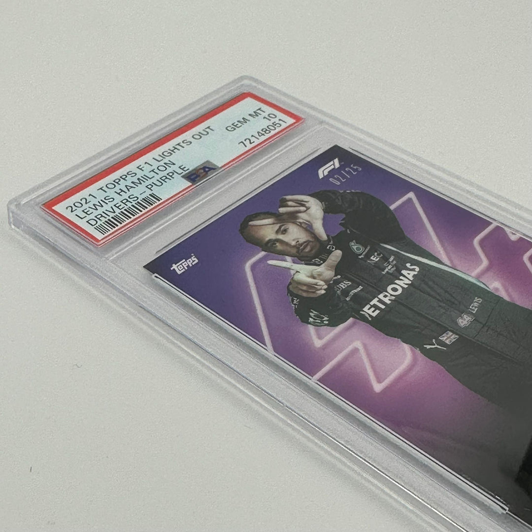 PSA 10 - 02/25 Lewis Hamilton - Drivers - Purple Parallel