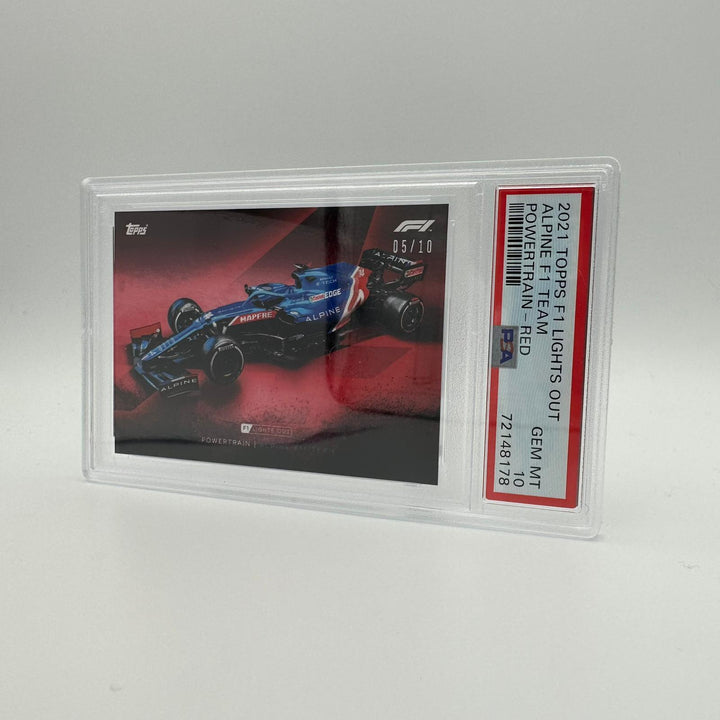 PSA 10 - 05/10 Alpine F1 Team - Powertrain -  Red Parallel
