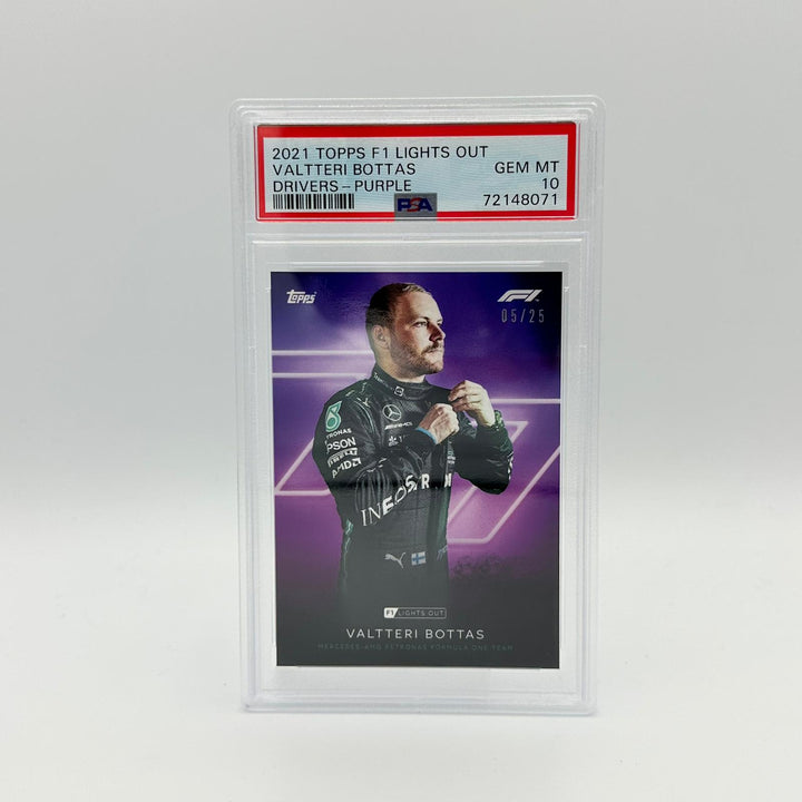 PSA 10 - 05/25 Valtteri Bottas - Drivers - Purple Parallel