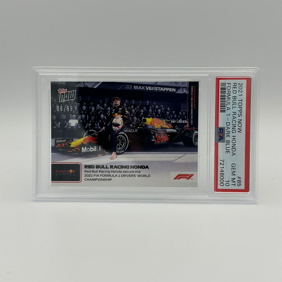 PSA 10 - /99 - Red Bull Racing Honda - Secure The Drivers' World Championship #85