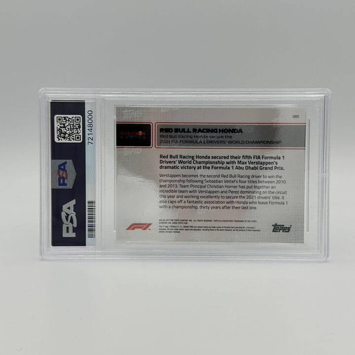 PSA 10 - /99 - Red Bull Racing Honda - Secure The Drivers' World Championship #85