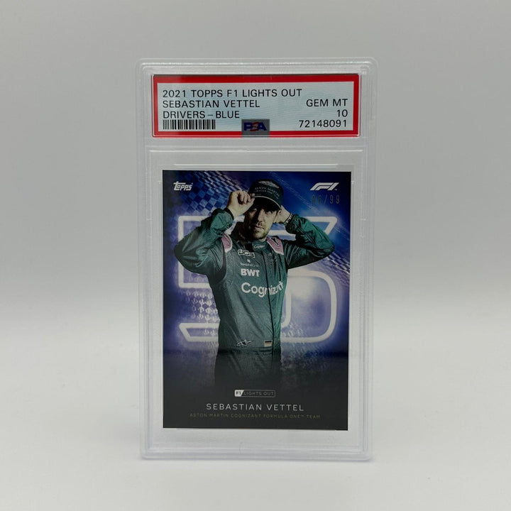 PSA 10 - 06/99 Sebastian Vettel - Drivers -  Blue Parallel