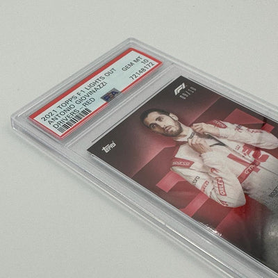 PSA 10 - 09/10 Antonio Giovinazzi - Drivers - Red Parallel