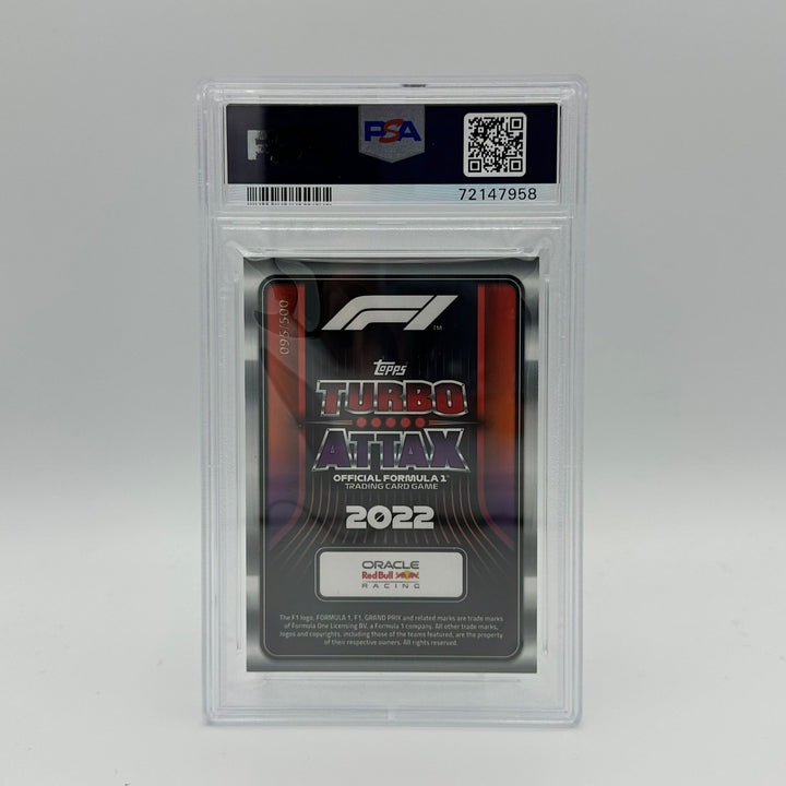 PSA 10 - 095/500 - Max Verstappen #291 - Race Winner Mirror Green