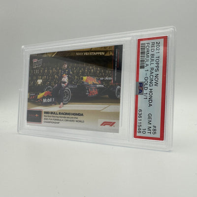 PSA 10 - 1/1 Max Verstappen Gold #85 - Secure The Drivers' World Championship