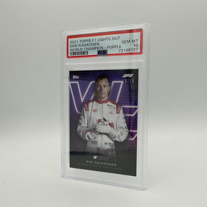 PSA 10 - 16/25 Kimi Raikkonen - Drivers World Champion