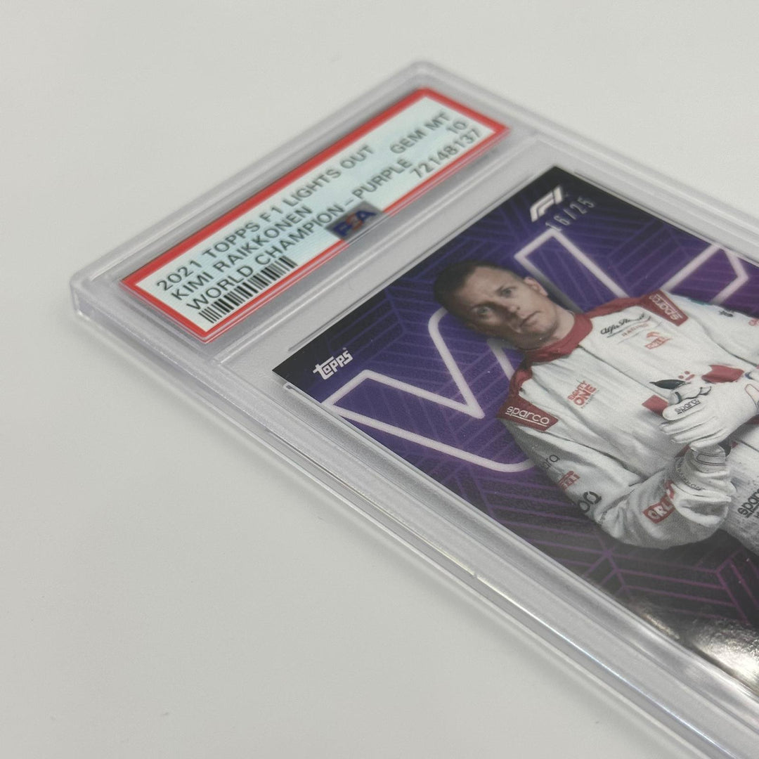 PSA 10 - 16/25 Kimi Raikkonen - Drivers World Champion