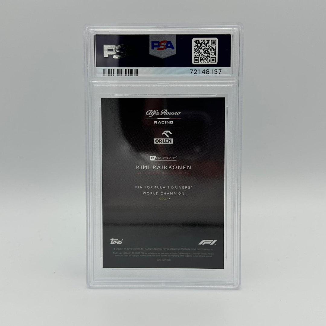 PSA 10 - 16/25 Kimi Raikkonen - Drivers World Champion