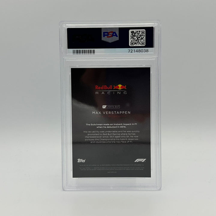 PSA 10 - 19/25 Max Verstappen - Drivers- Purple Parallel