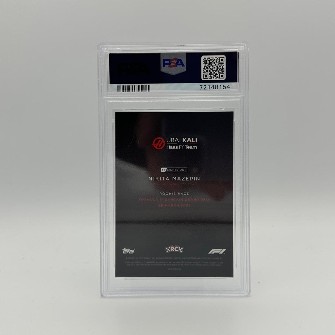 PSA 10 - 19/75 Nikita Mazepin - Rookie Race -Green Parallel