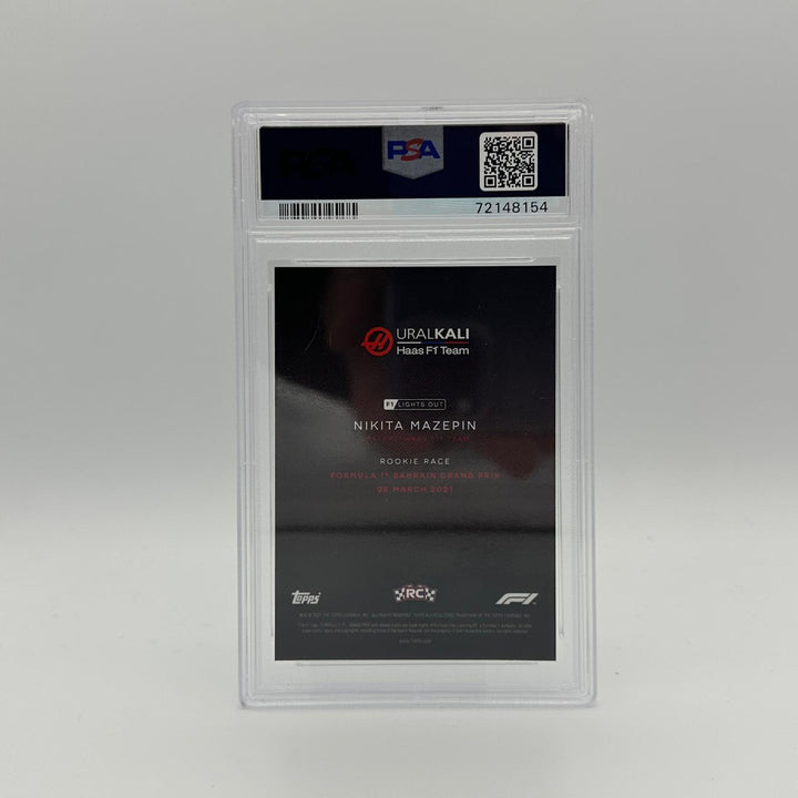 PSA 10 - 19/75 Nikita Mazepin - Rookie Race -Green Parallel