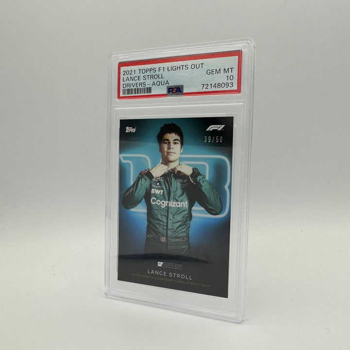 PSA 10 - 39/50 Lance Stroll - Drivers -  Aqua Parallel