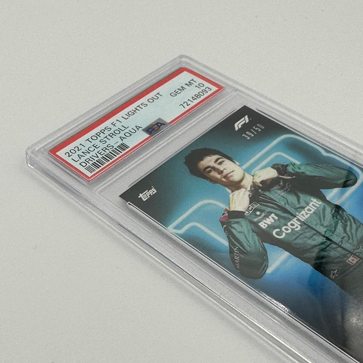 PSA 10 - 39/50 Lance Stroll - Drivers -  Aqua Parallel