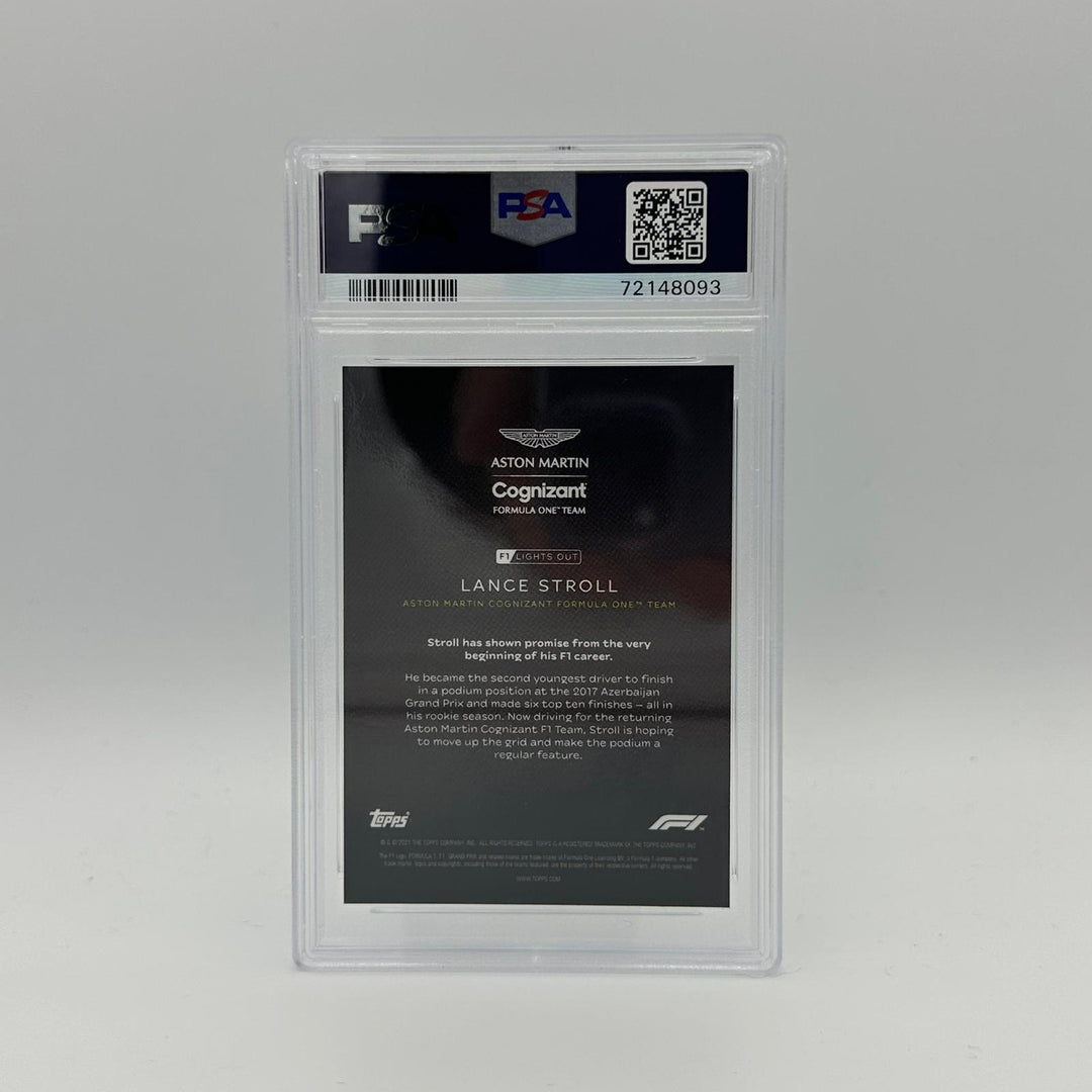 PSA 10 - 39/50 Lance Stroll - Drivers -  Aqua Parallel