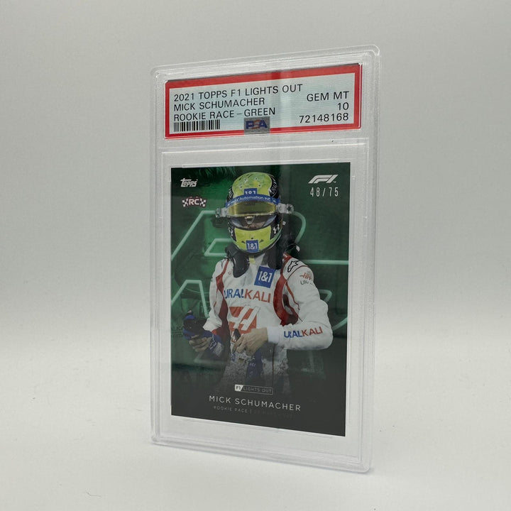 PSA 10 - 48/75 Mick Schumacher - Rookie Race - Green Parallel