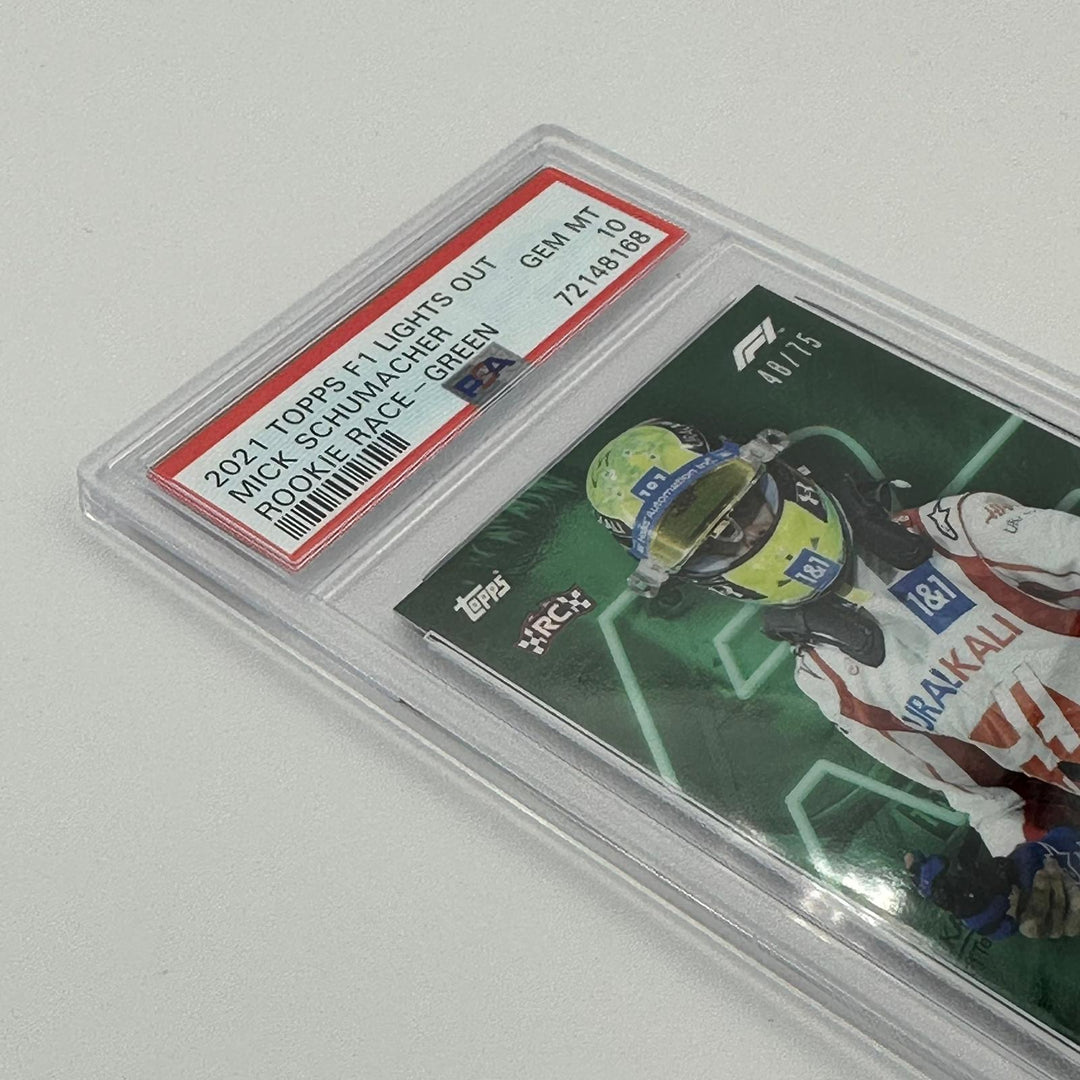 PSA 10 - 48/75 Mick Schumacher - Rookie Race - Green Parallel
