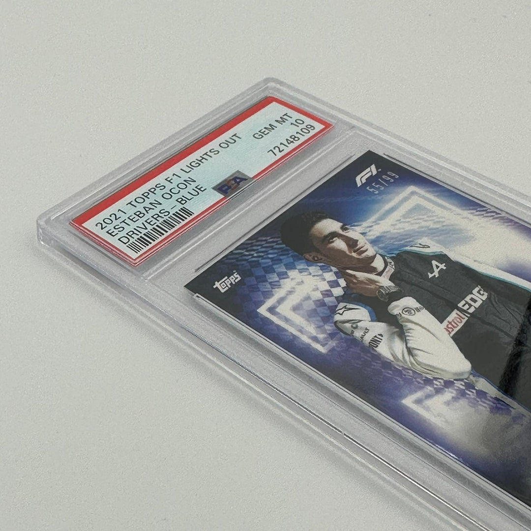 PSA 10 - 55/99 Esteban Ocon - Drivers -  Blue Parallel