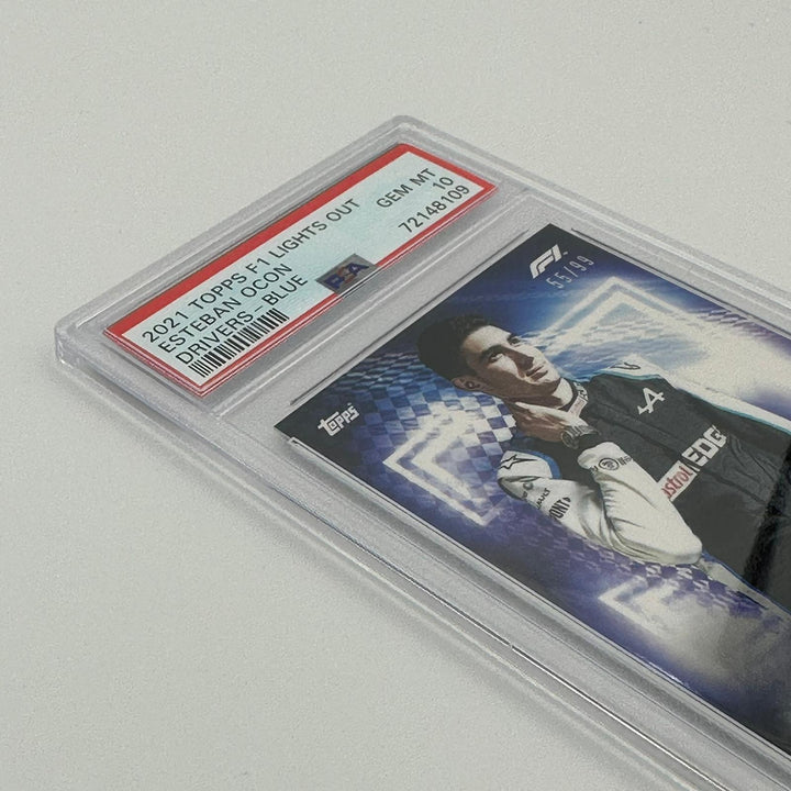 PSA 10 - 55/99 Esteban Ocon - Drivers -  Blue Parallel