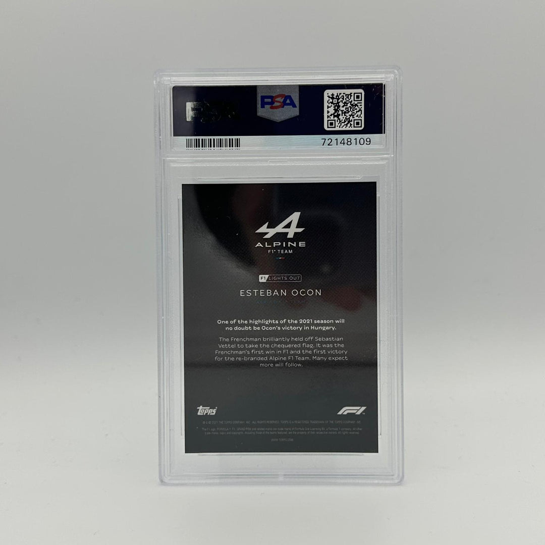 PSA 10 - 55/99 Esteban Ocon - Drivers -  Blue Parallel