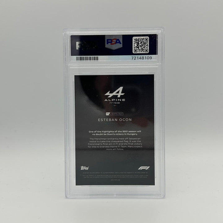 PSA 10 - 55/99 Esteban Ocon - Drivers -  Blue Parallel