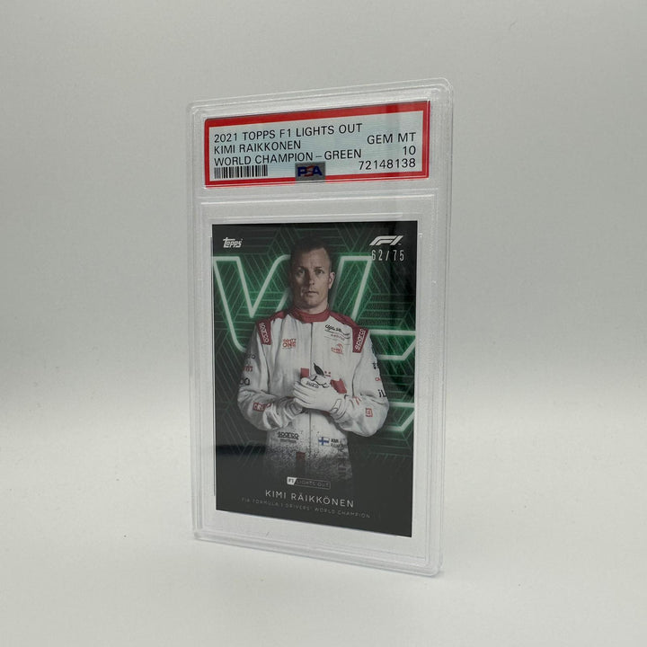 PSA 10 - 62/75 Kimi Raikkonen - Drivers World Champion