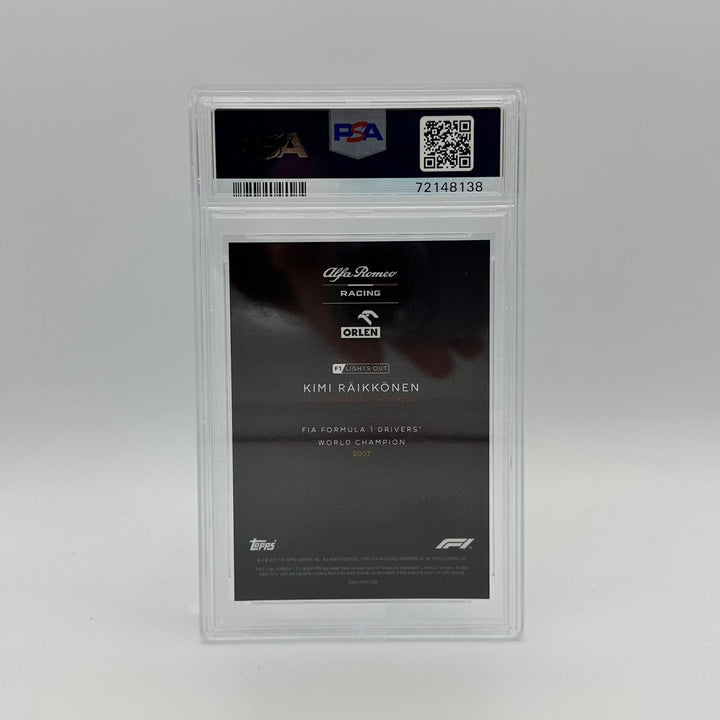PSA 10 - 62/75 Kimi Raikkonen - Drivers World Champion
