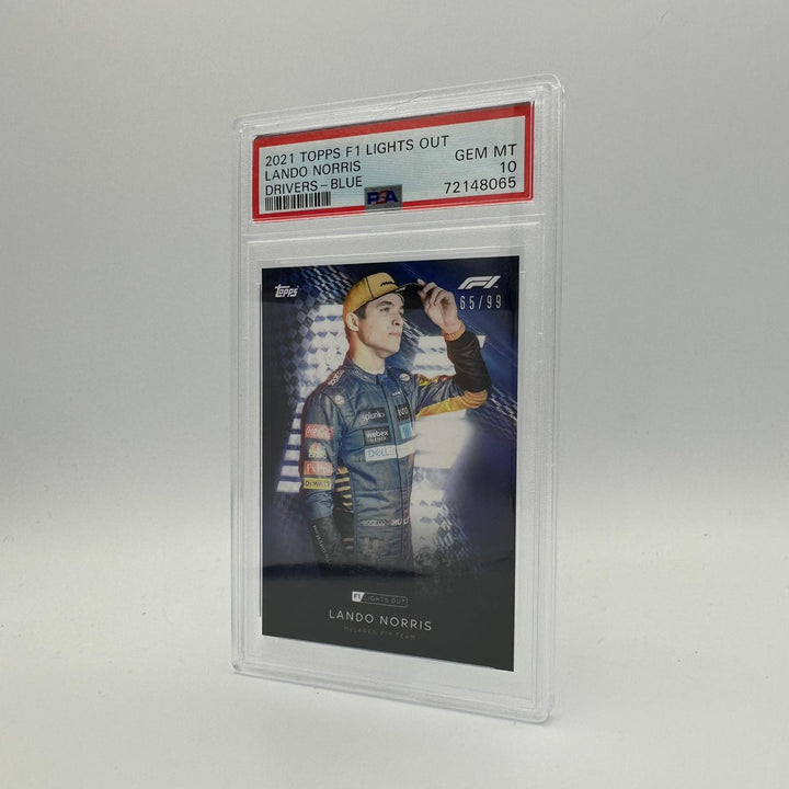 PSA 10 - 65/99 Lando Norris - Drivers -  Blue Parallel