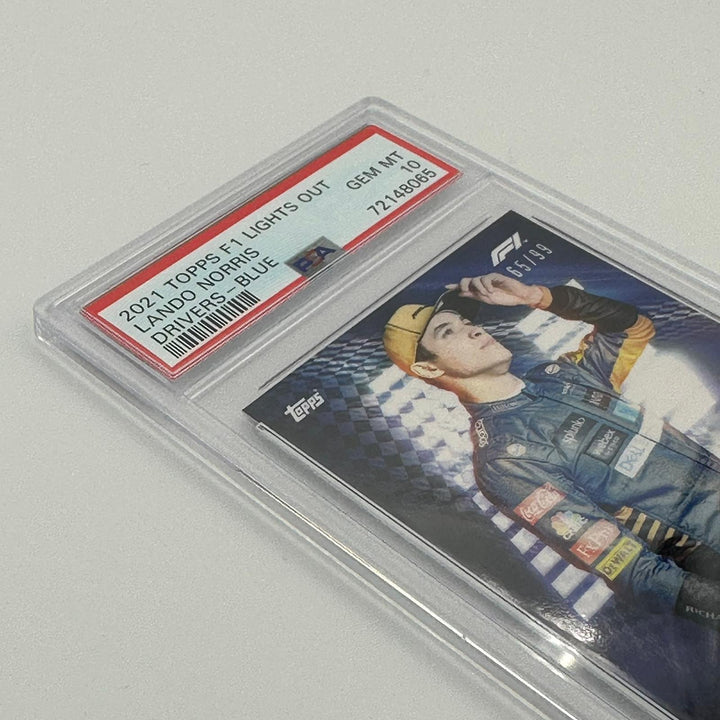 PSA 10 - 65/99 Lando Norris - Drivers -  Blue Parallel