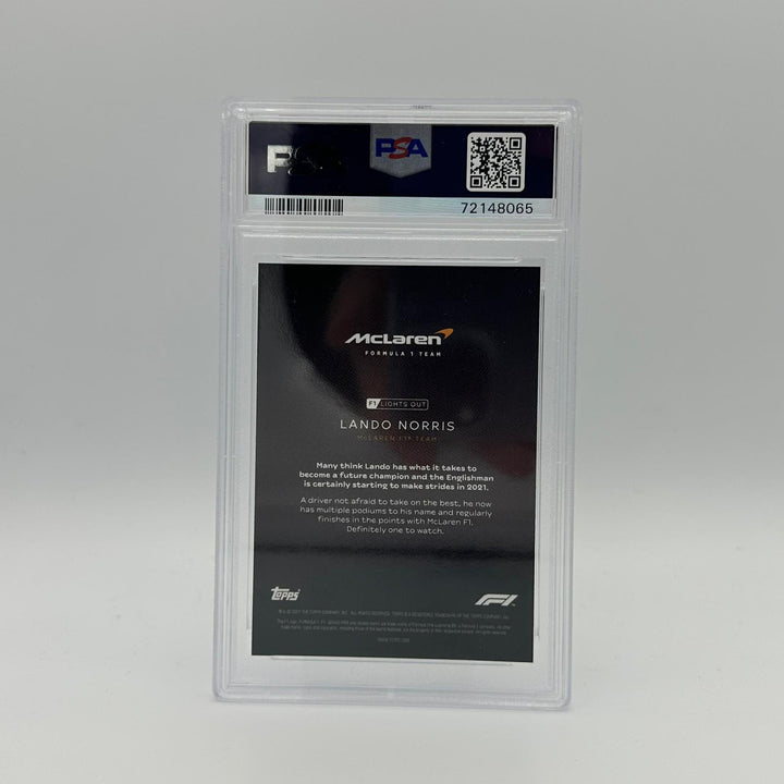 PSA 10 - 65/99 Lando Norris - Drivers -  Blue Parallel
