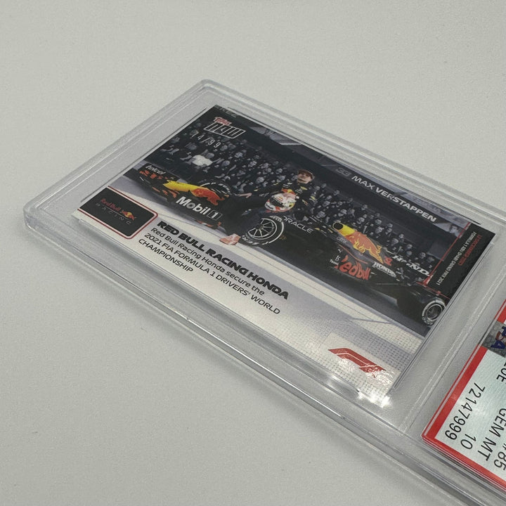 PSA 10 - 74/99 - Red Bull Racing Honda - Secure The Drivers' World Championship #85