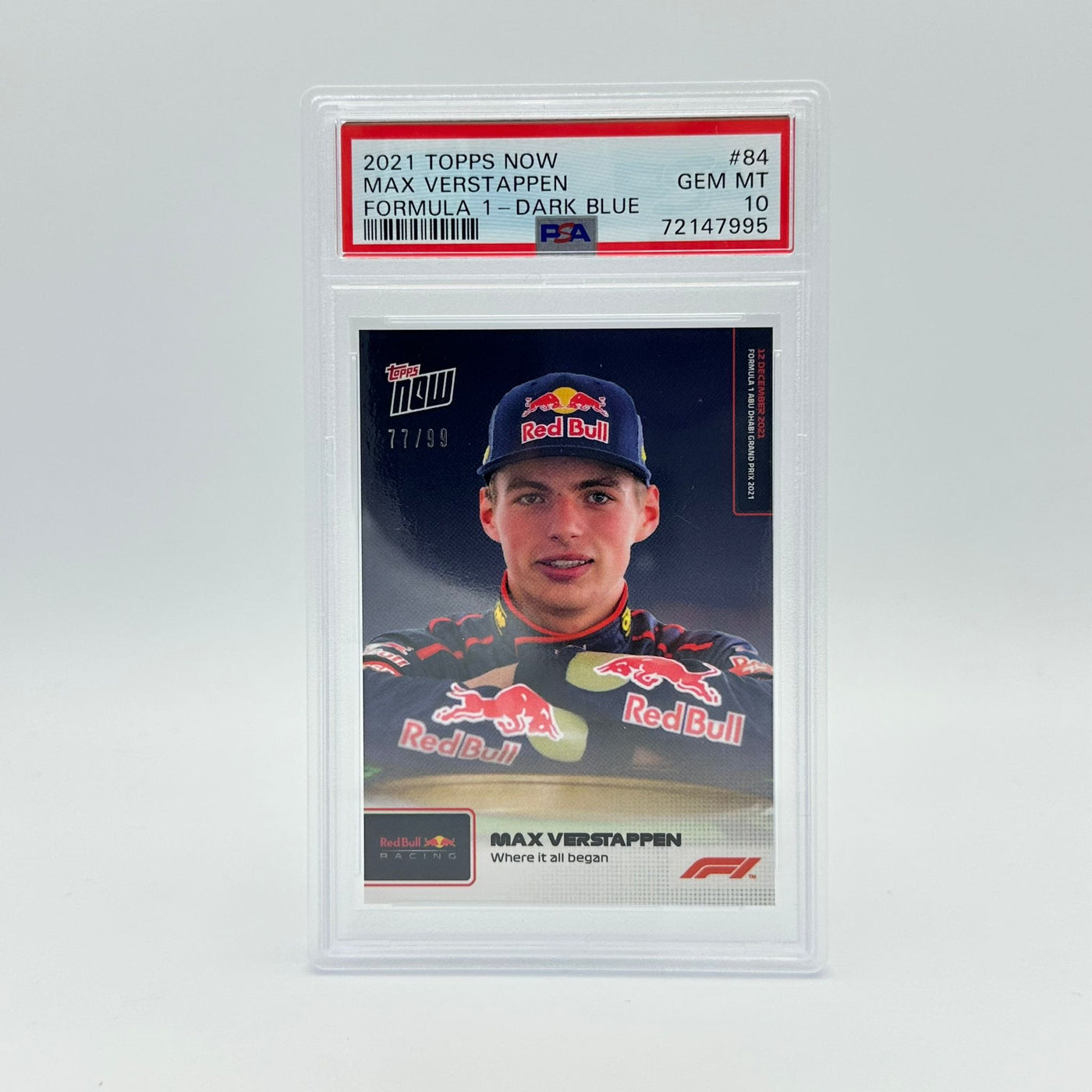 PSA 10 - /99 Max Verstappen #84 Dark Blue - Where it all began