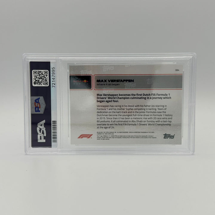 PSA 10 - /99 Max Verstappen #84 Dark Blue - Where it all began