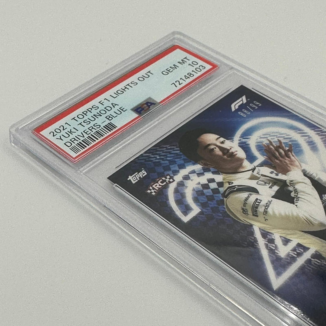 PSA 10 - 88/99 Yuki Tsunoda - Drivers -  Blue Parallel