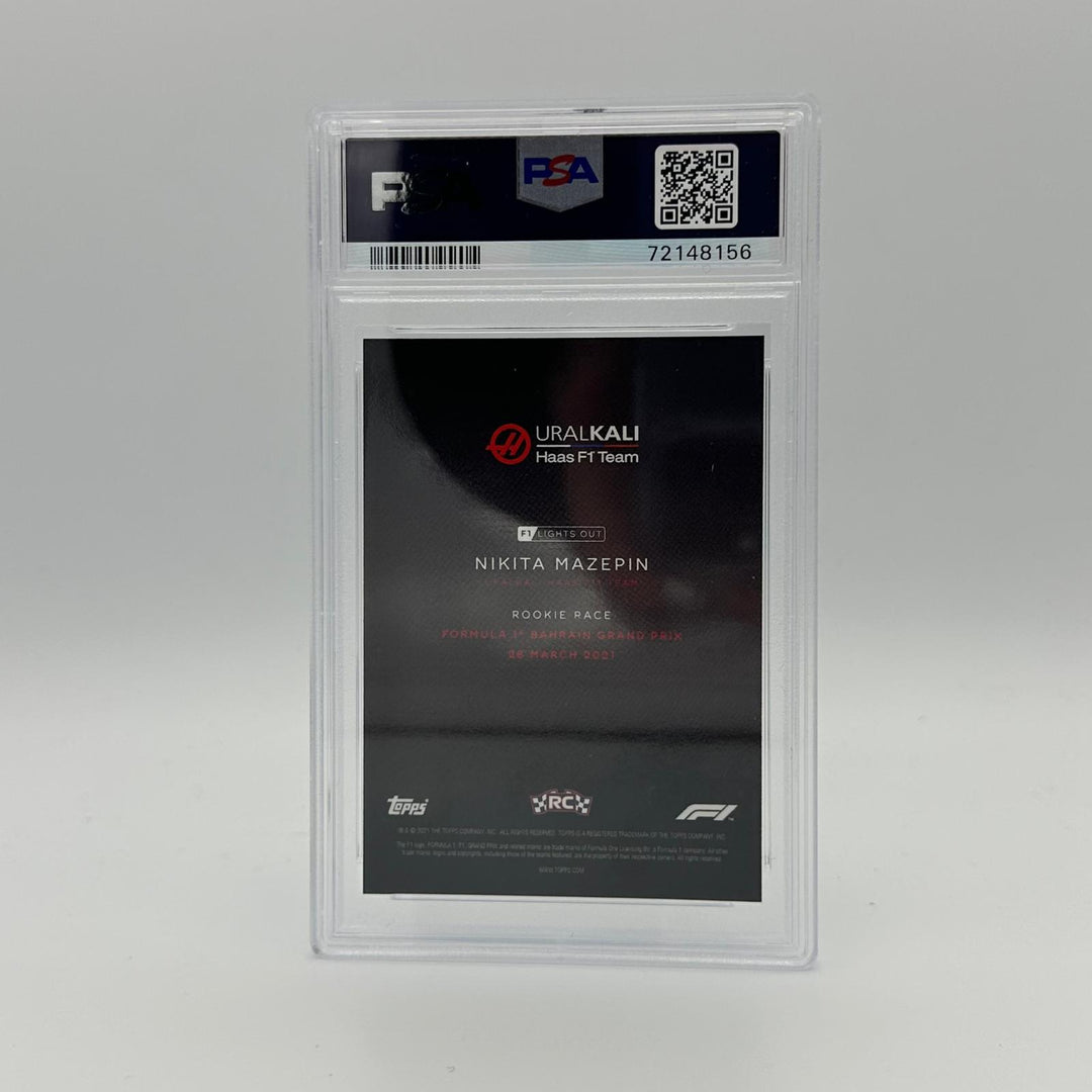 PSA 10 - 99/99 Nikita Mazepin - Rookie Race