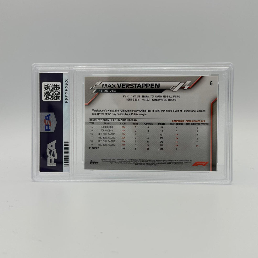 PSA 10 - Max Verstappen - Sapphire Edition #6