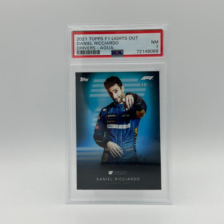 PSA 7 - 01/50 Daniel Ricciardo - Drivers -  Aqua Parallel