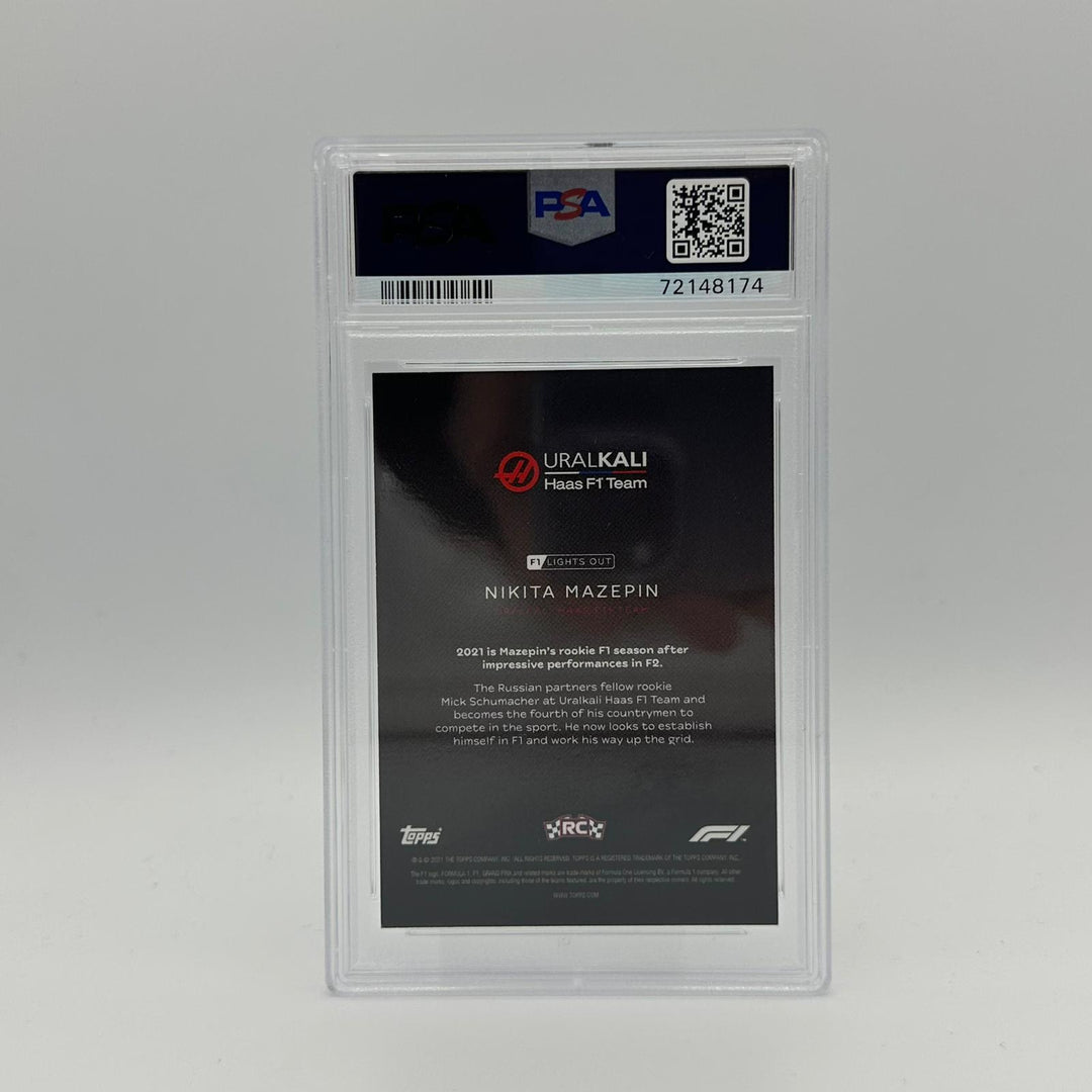 PSA 8 - 2/5 Nikita Mazepin - Drivers - Rainbow Foil