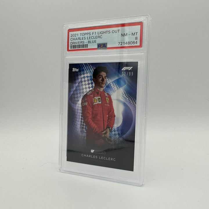 PSA 8 - 22/99 Charles Leclerc - Drivers -  Blue Parallel
