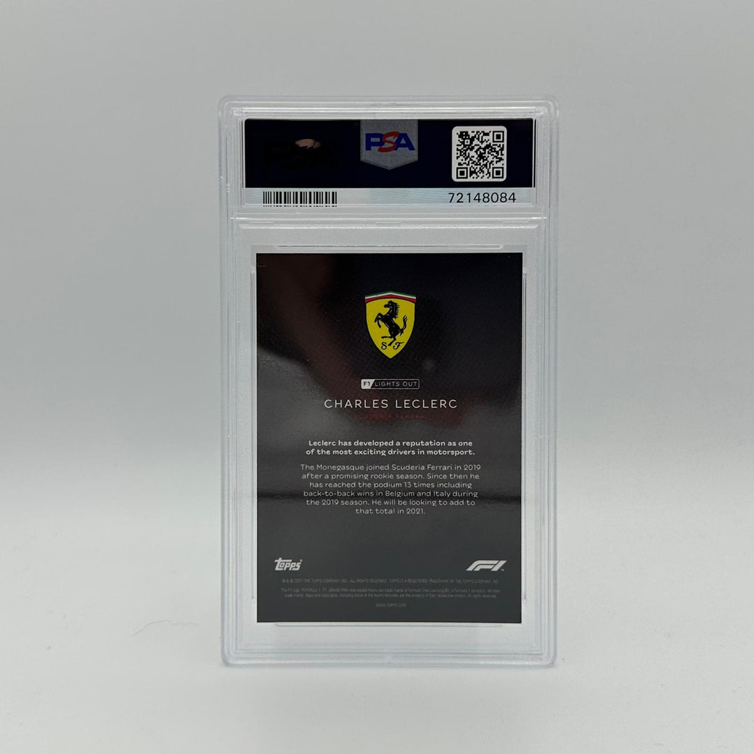 PSA 8 - 22/99 Charles Leclerc - Drivers -  Blue Parallel