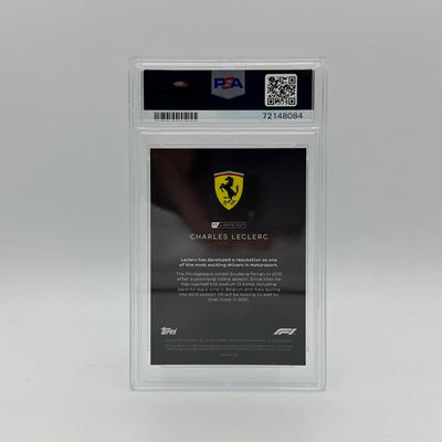 PSA 8 - 22/99 Charles Leclerc - Drivers -  Blue Parallel