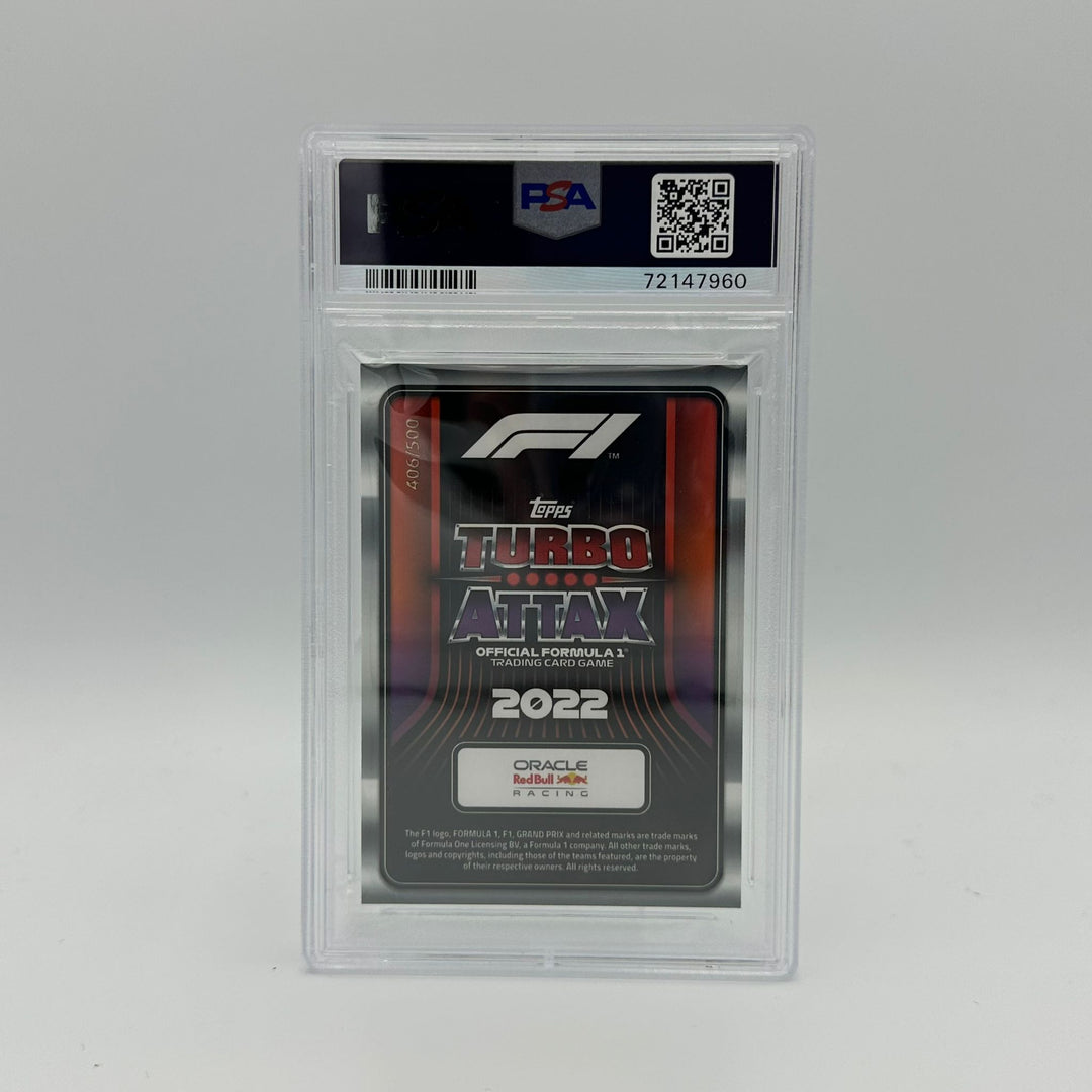 PSA 8 - 406/500 - Max Verstappen #291 - Race Winner Mirror Green