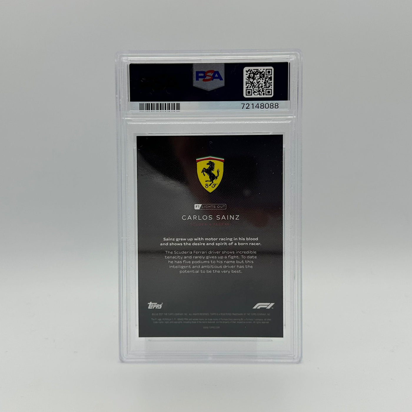 PSA 8 - 62/99 Carlos Sainz - Drivers - Blue Parallel