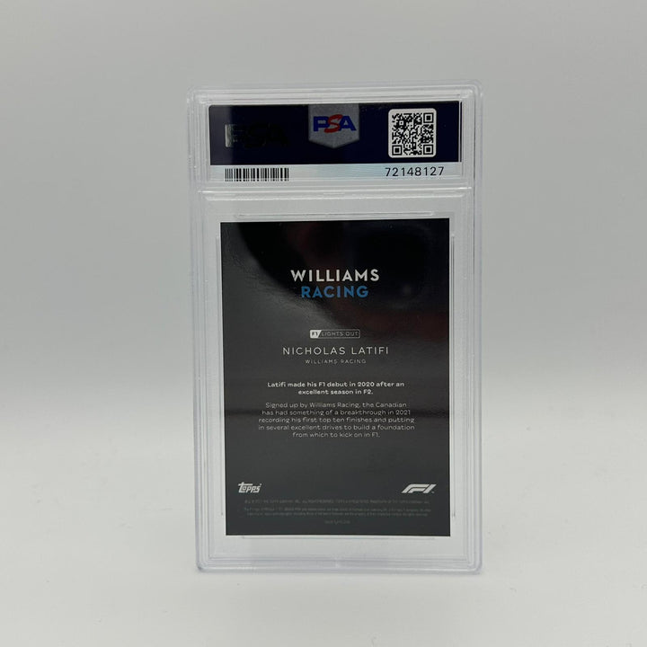 PSA 8 - 72/99 Latifi - Drivers - Blue Parallel