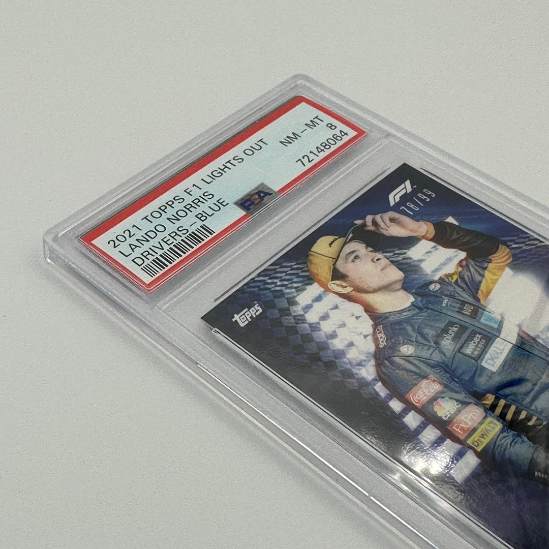 PSA 8 - 78/99 Lando Norris - Drivers -  Blue Parallel