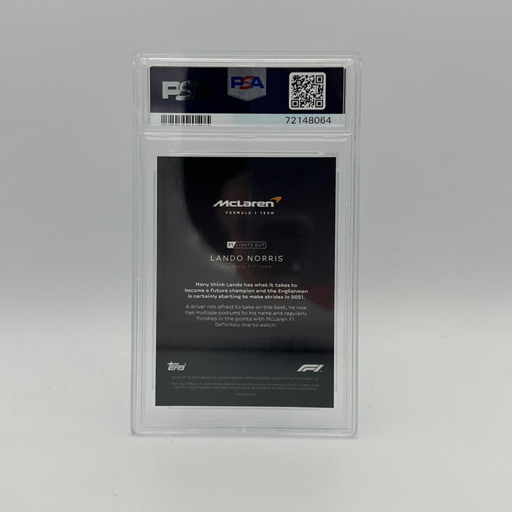 PSA 8 - 78/99 Lando Norris - Drivers -  Blue Parallel