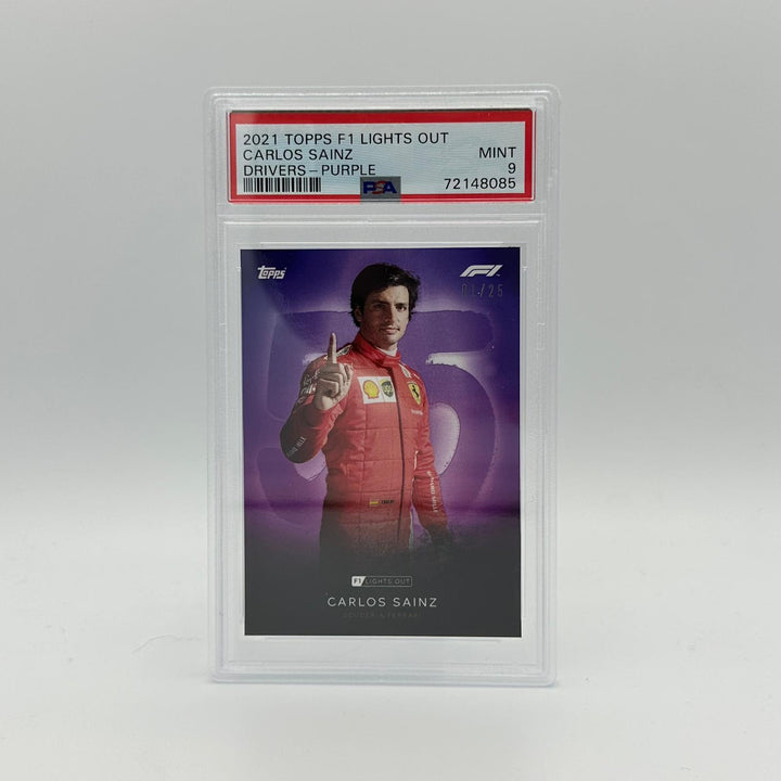 PSA 9 - 01/25 Carlos Sainz - Drivers - Purple Parallel