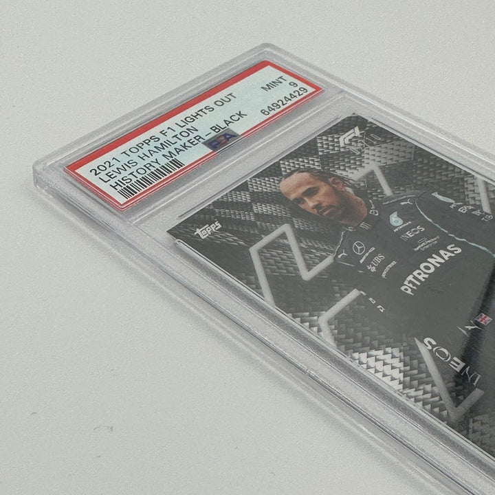 PSA 9 - 02/10 - Lewis Hamilton - History Maker - Black Parallel