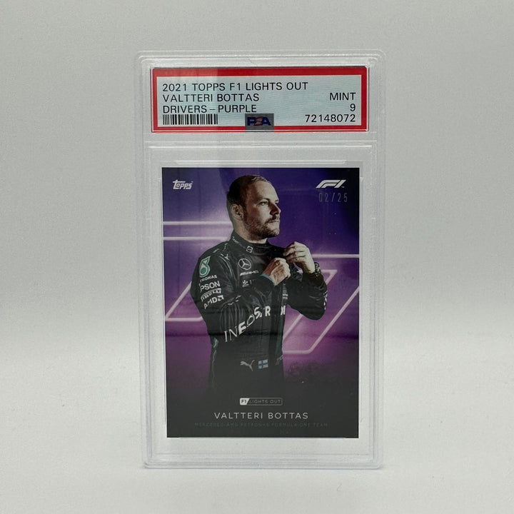 PSA 9 - 02/25 Valtteri Bottas - Drivers - Purple Parallel